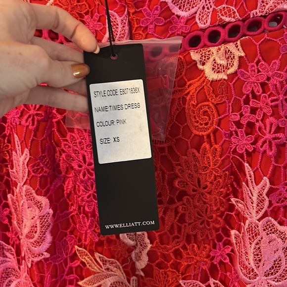 X REVOLVE Times Dress in Pink - Picture 8 of 8